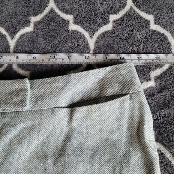 Ungaro Womens Linen Silk Mid Rise Dress Trousers Size 44 Tweed Italy Pockets - Picture 5 of 9